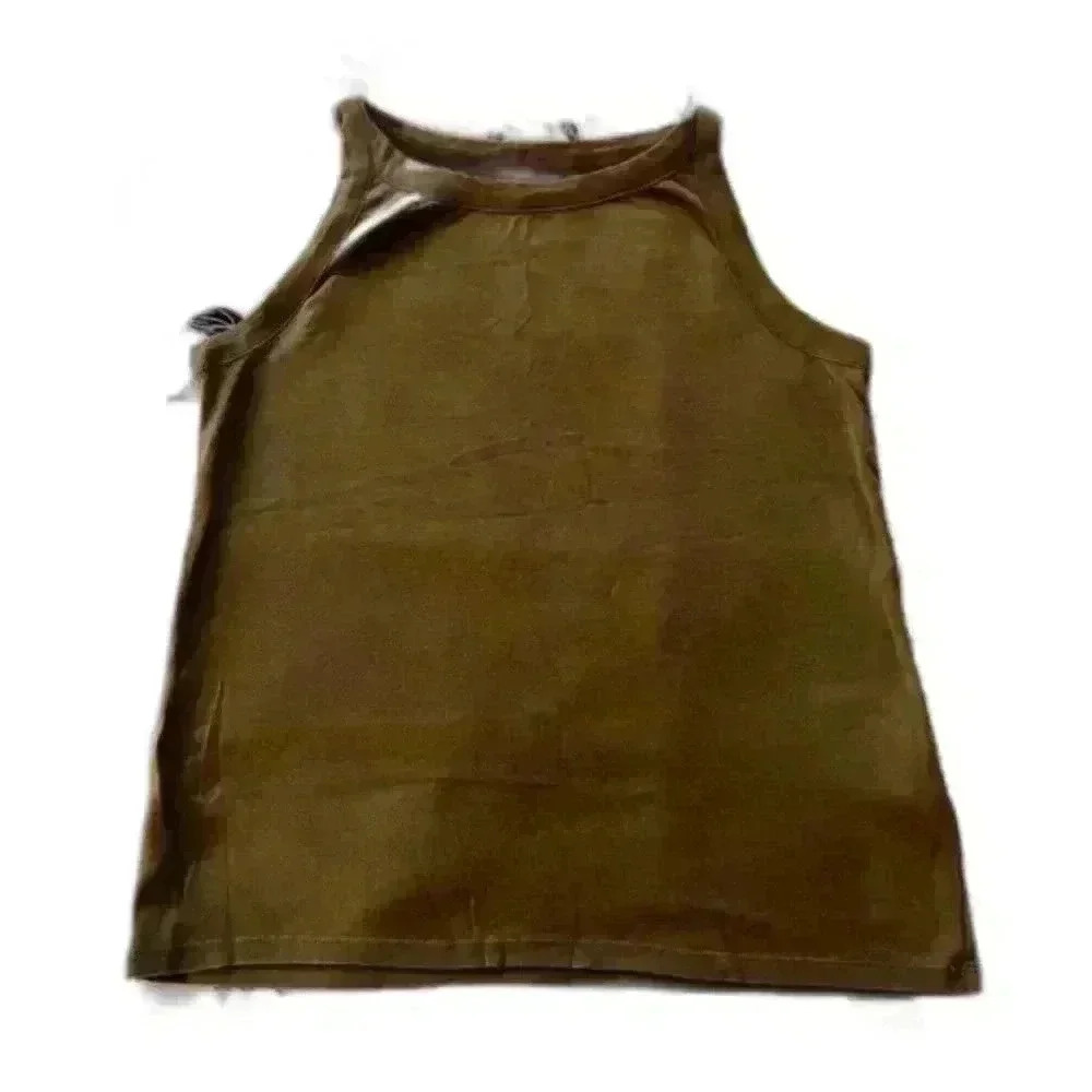 Ann Taylor Loft‎ Sleeveless Tank Top Camo Green Women's Size Medium